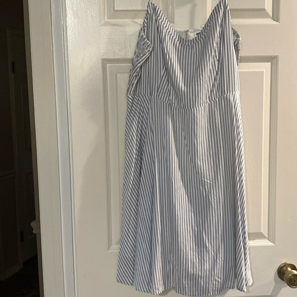 Sundress blue and white stripe. Old navy size xl.